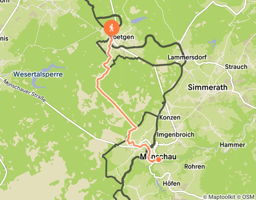 Karte der Tour