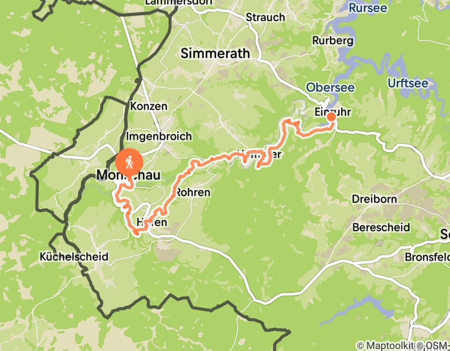 Karte der Tour