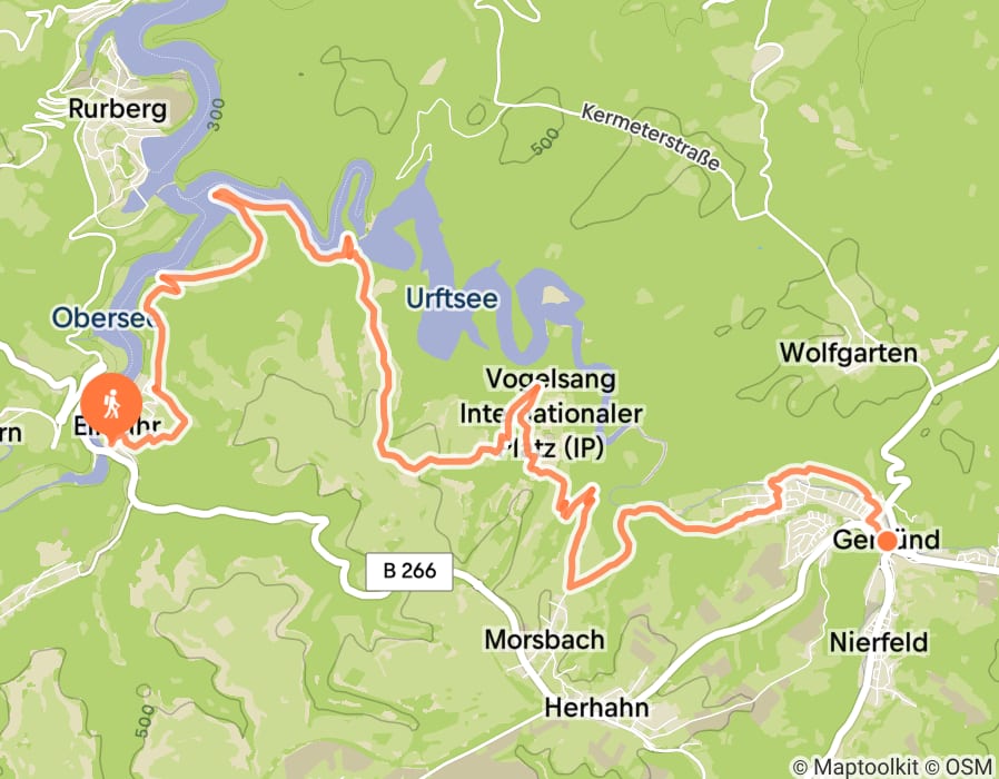 Karte der Tour
