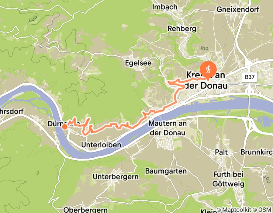 Karte der Tour