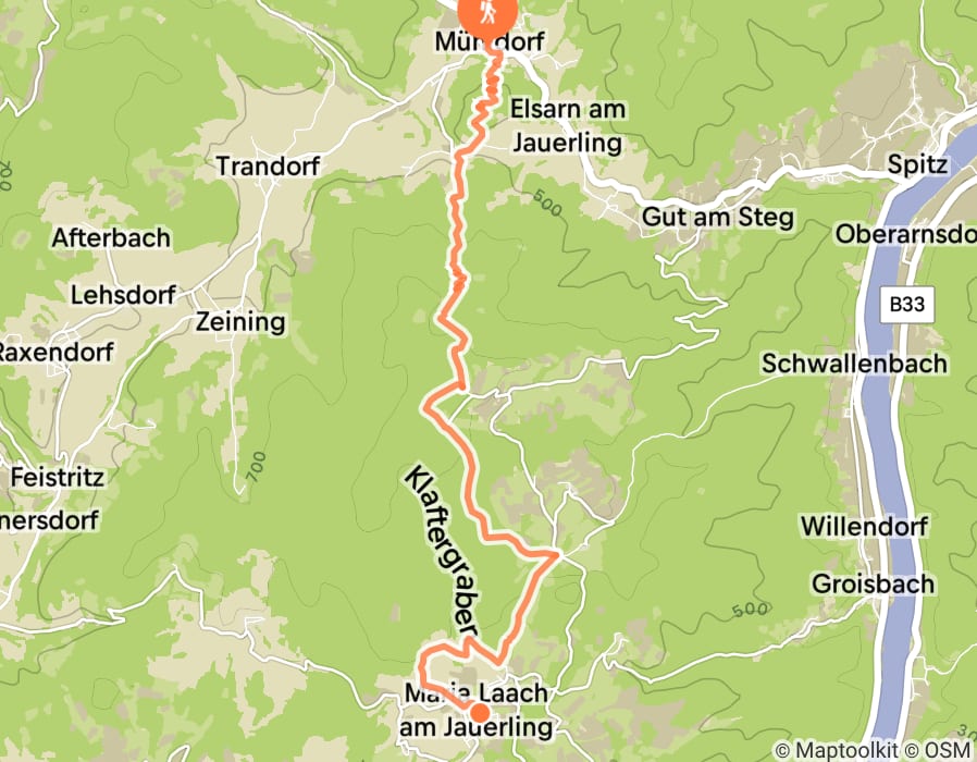 Karte der Tour