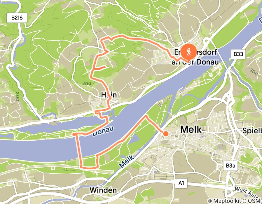 Karte der Tour
