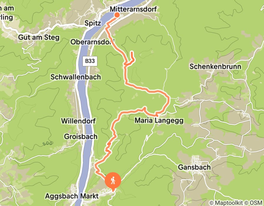 Karte der Tour