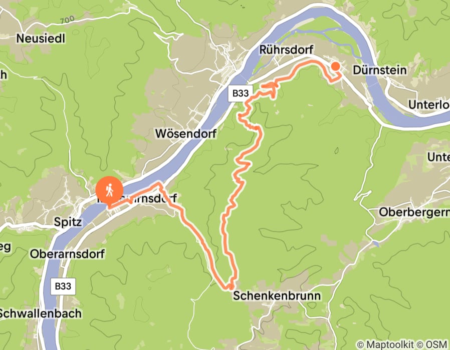 Karte der Tour