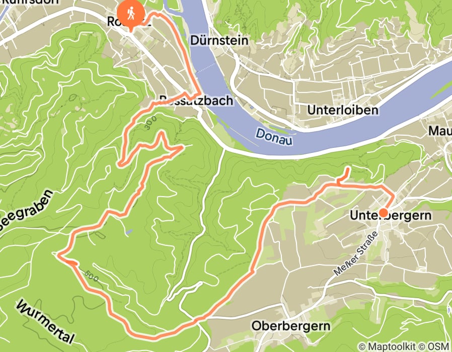 Karte der Tour