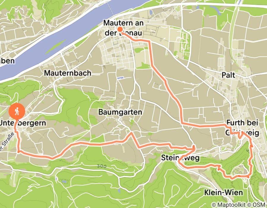 Karte der Tour