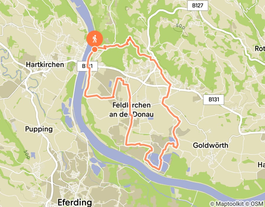 Karte der Tour