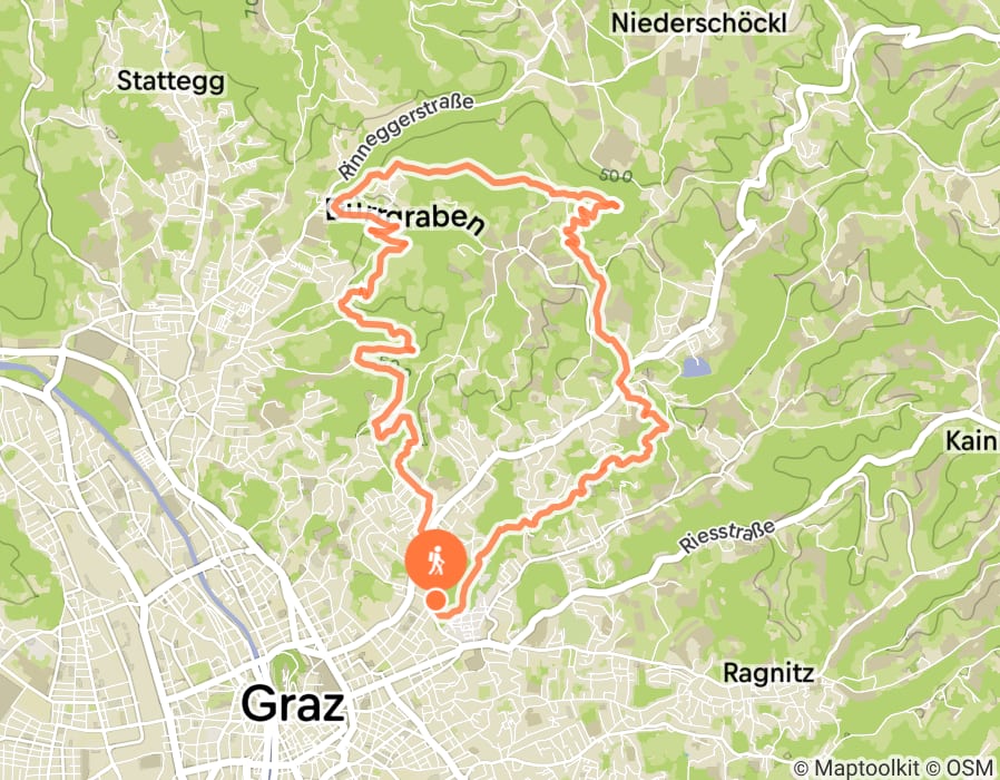 Karte der Tour
