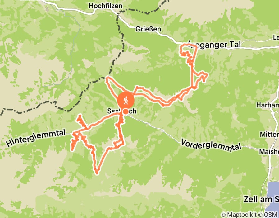 Karte der Tour