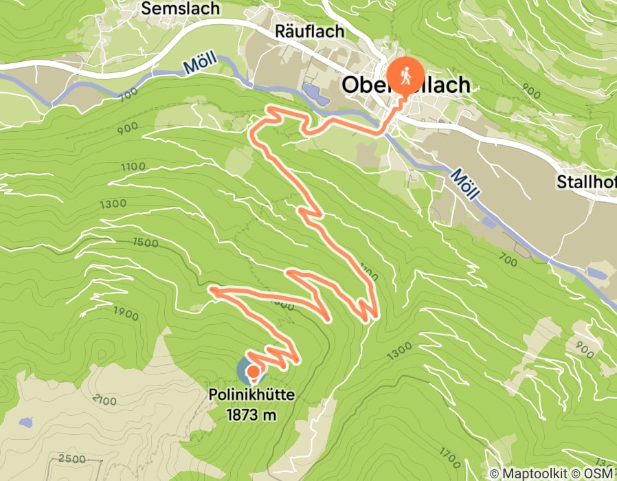 Karte der Tour