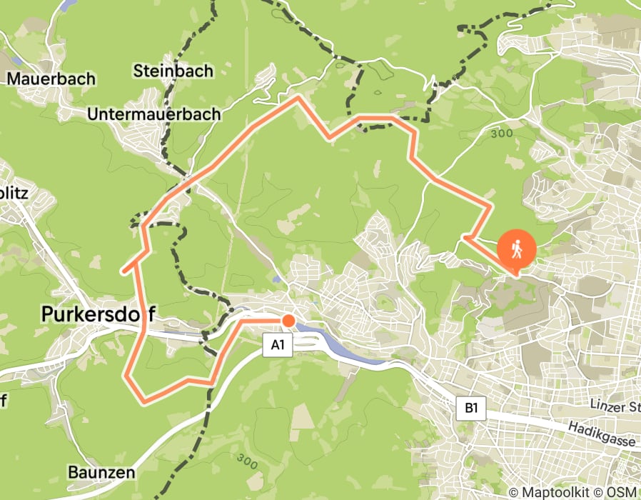 Karte der Tour