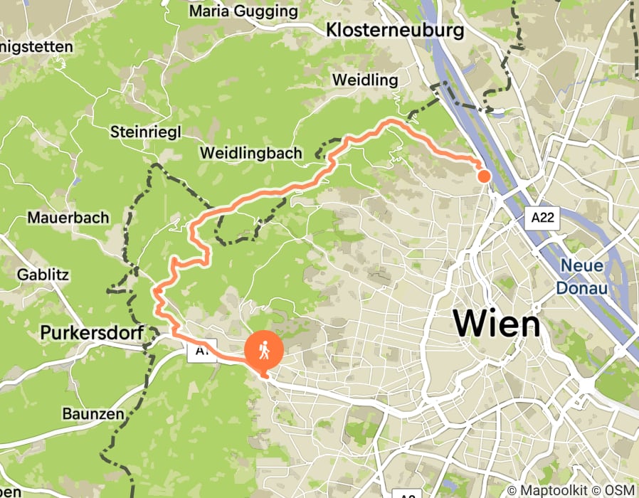 Karte der Tour