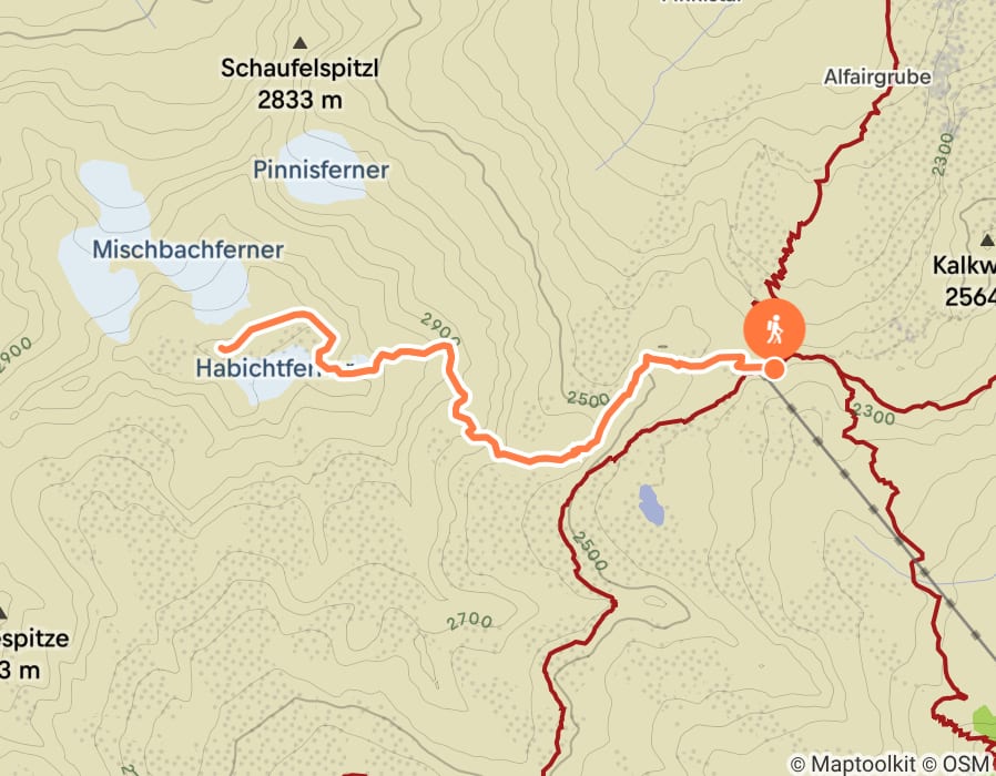 Karte der Tour