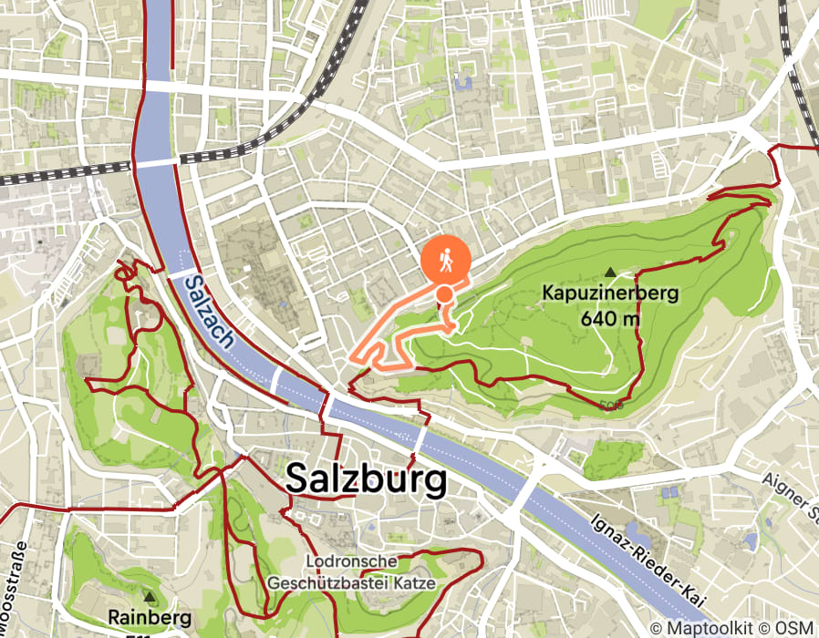 Karte der Tour