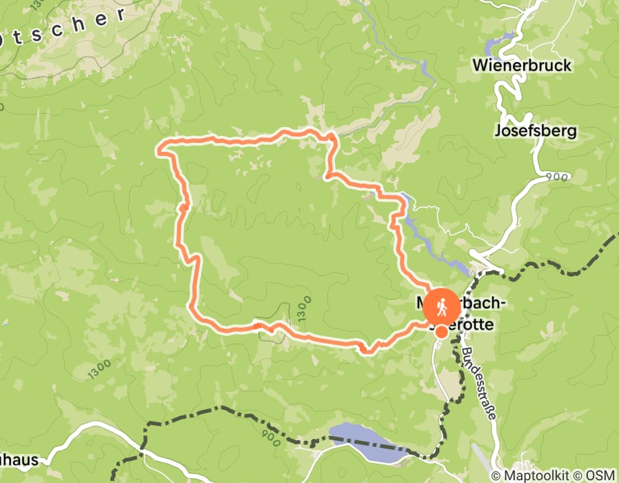 Karte der Tour