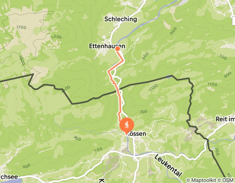 Karte der Tour