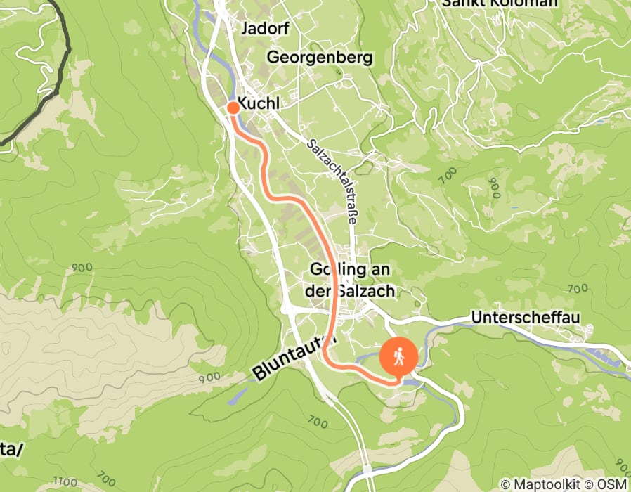 Karte der Tour