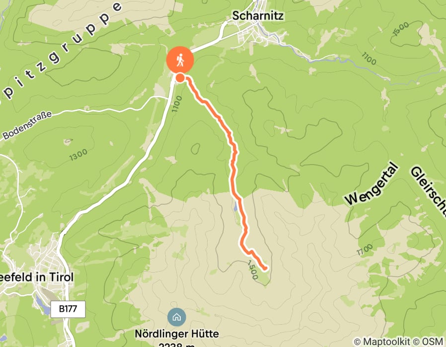 Karte der Tour