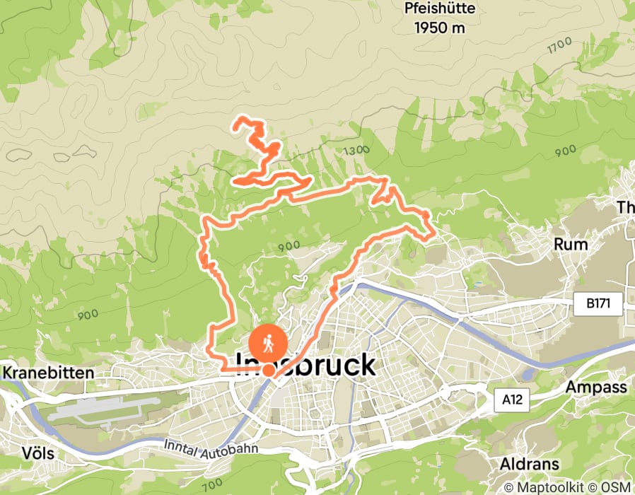 Karte der Tour