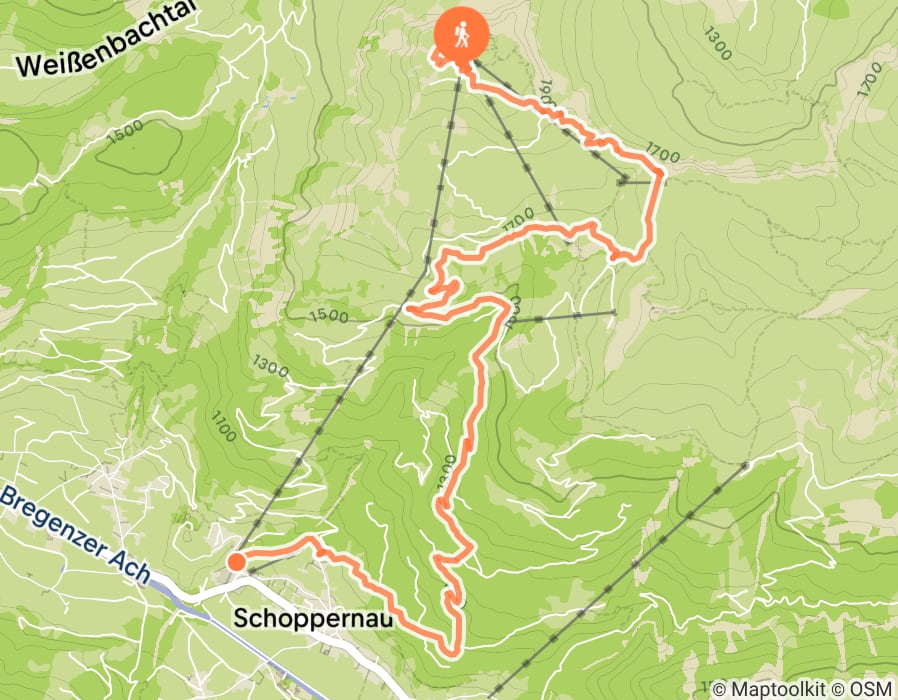 Karte der Tour
