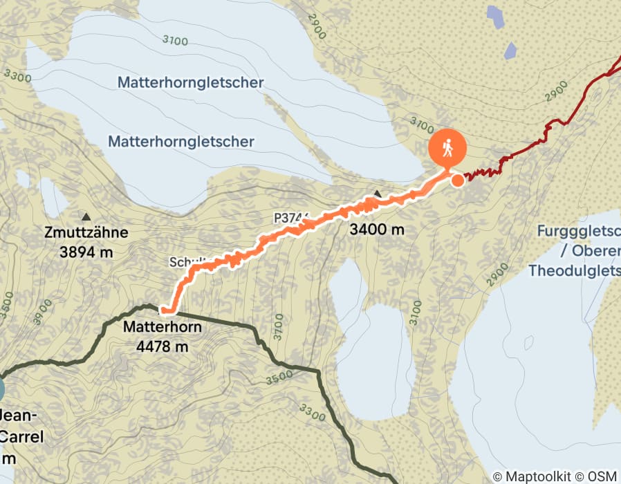 Karte der Tour