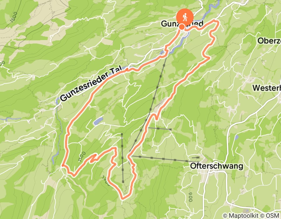 Karte der Tour
