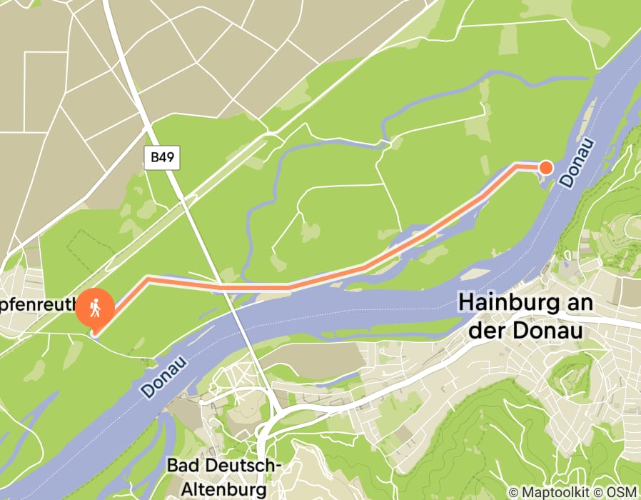 Karte der Tour