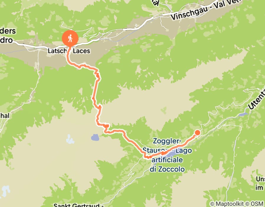 Karte der Tour