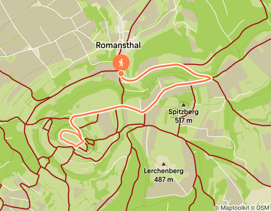Karte der Tour