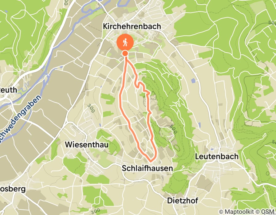Karte der Tour