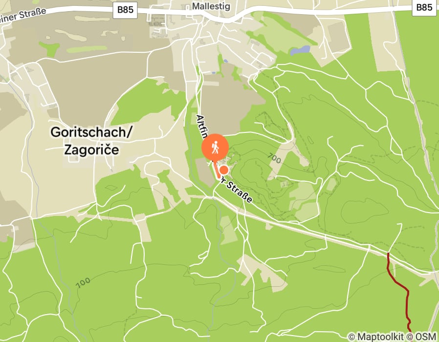 Karte der Tour