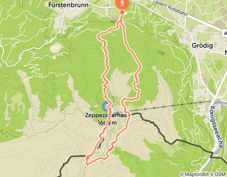 Karte der Tour