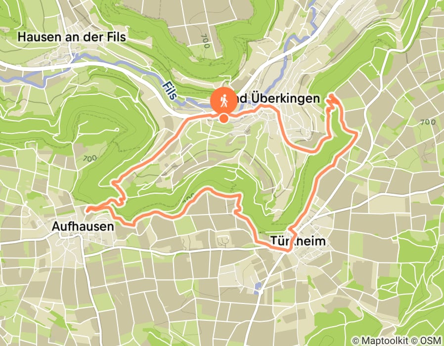 Karte der Tour