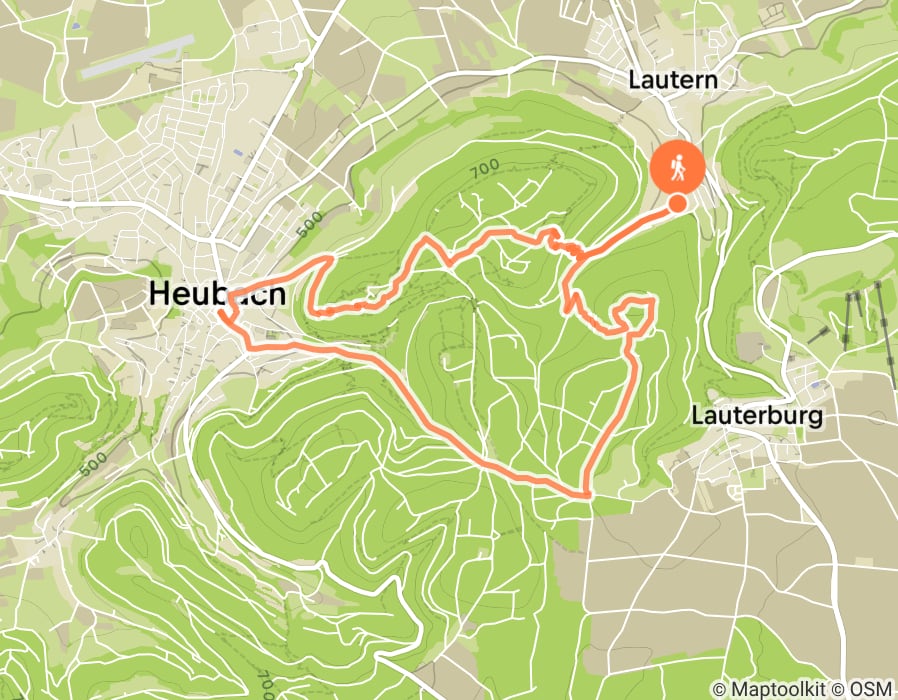 Karte der Tour