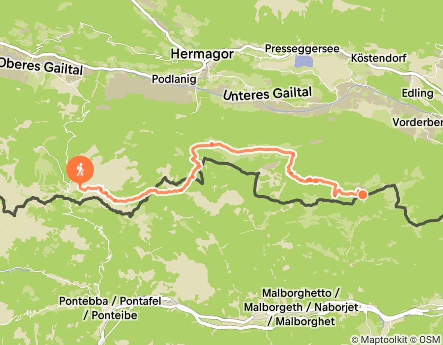 Karte der Tour