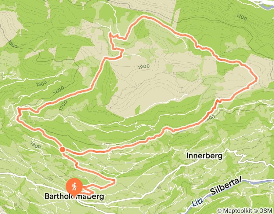 Karte der Tour