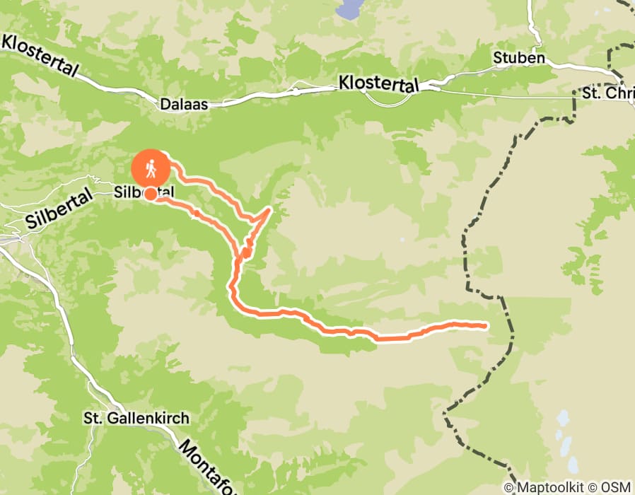 Karte der Tour