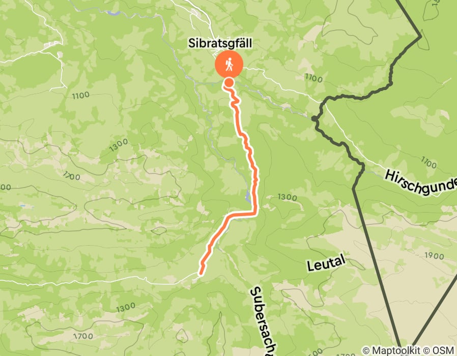 Karte der Tour