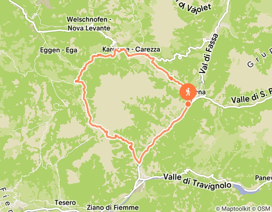 Karte der Tour