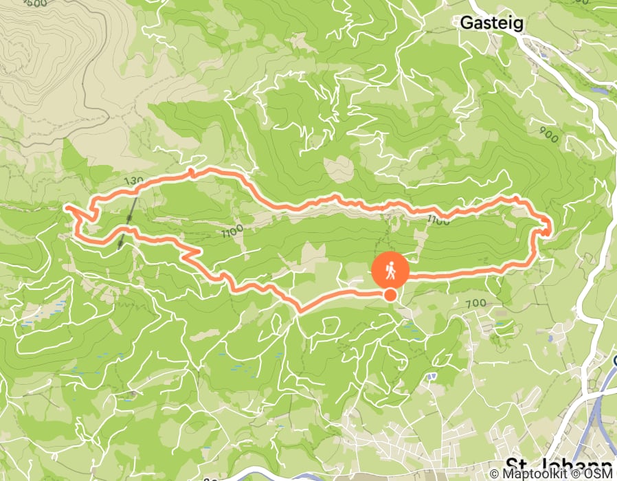Karte der Tour