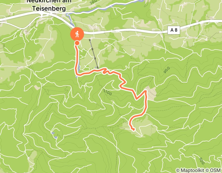 Karte der Tour