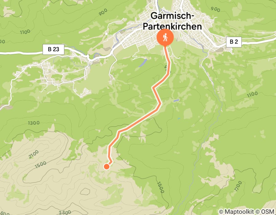 Karte der Tour