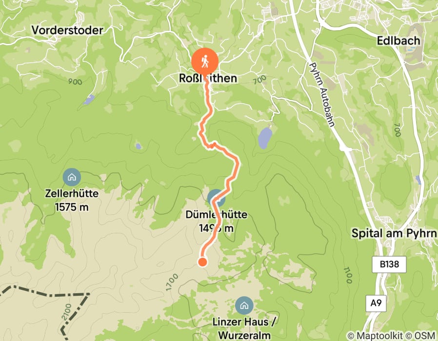 Karte der Tour