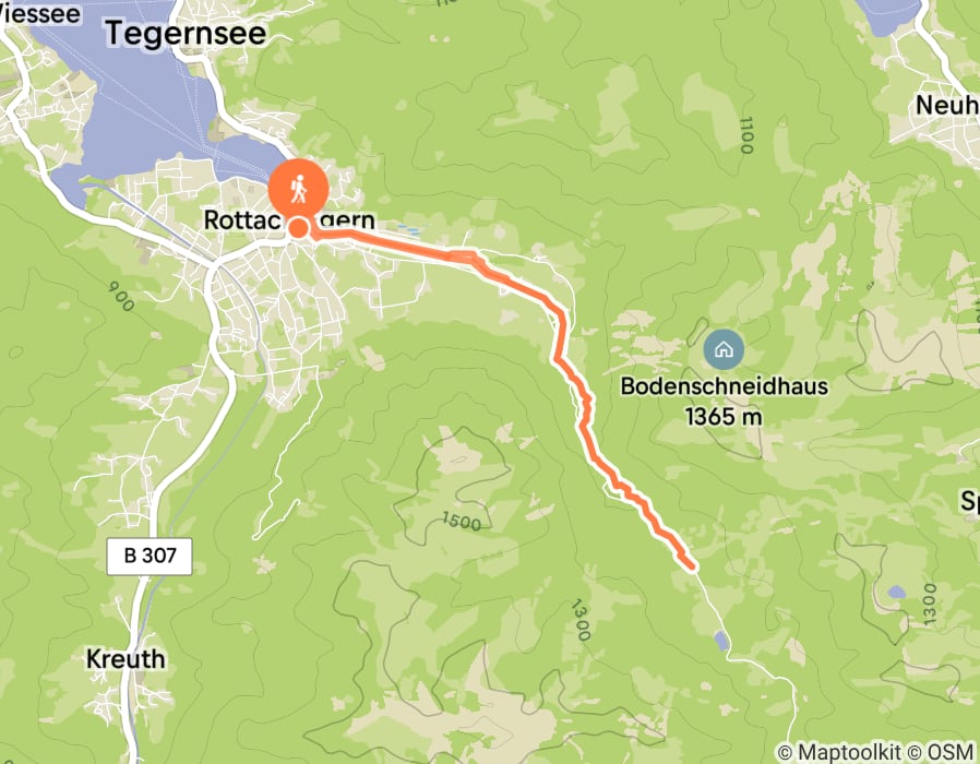 Karte der Tour