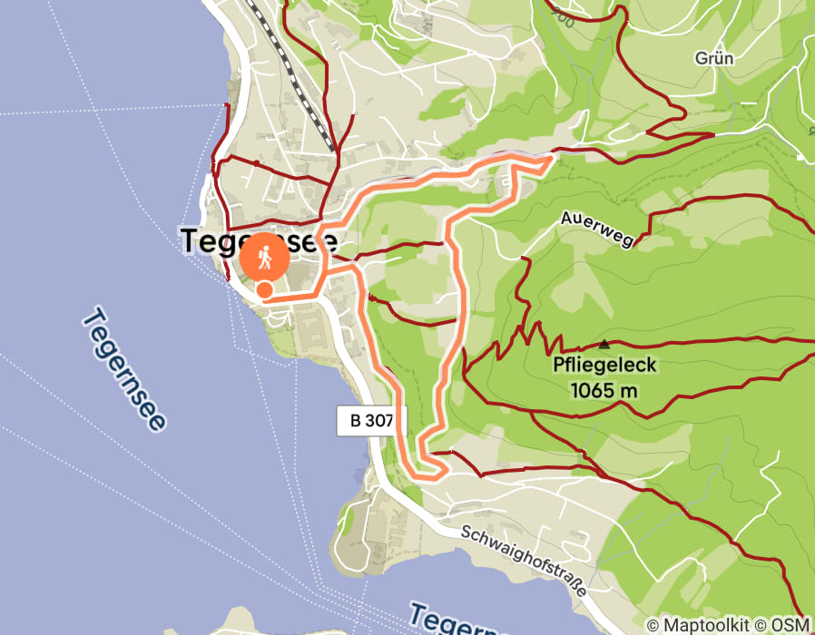 Karte der Tour