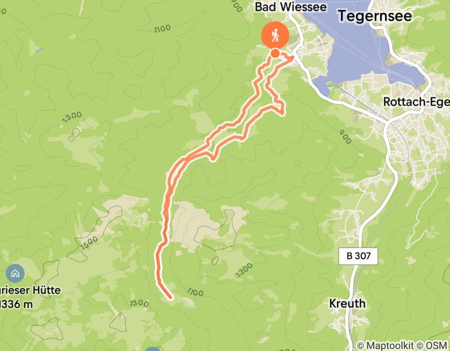 Karte der Tour