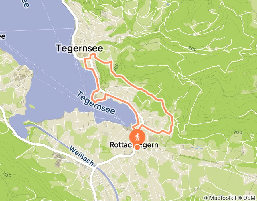 Karte der Tour
