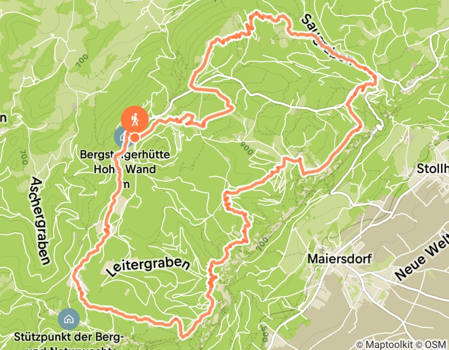 Karte der Tour