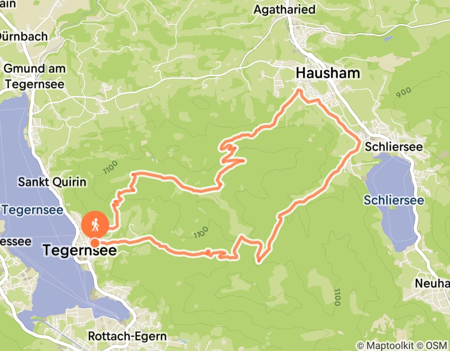 Karte der Tour