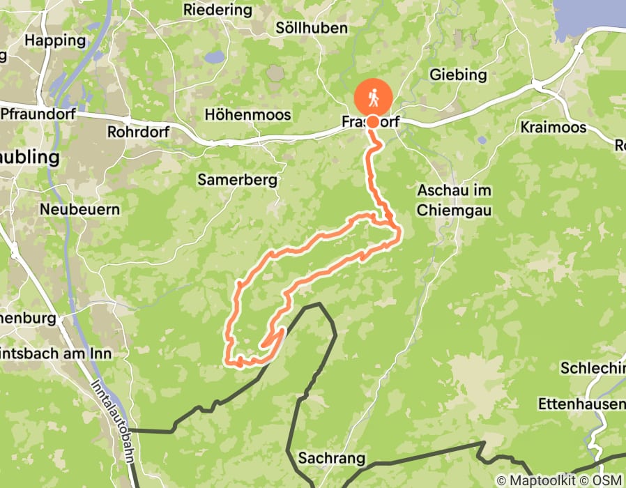 Karte der Tour